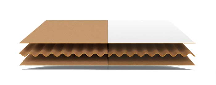 Three layer carton