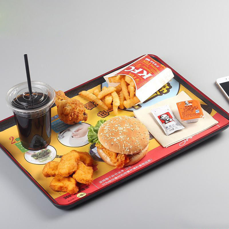 Paper tray for restaurant