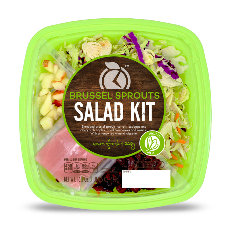 Label for salad dressing